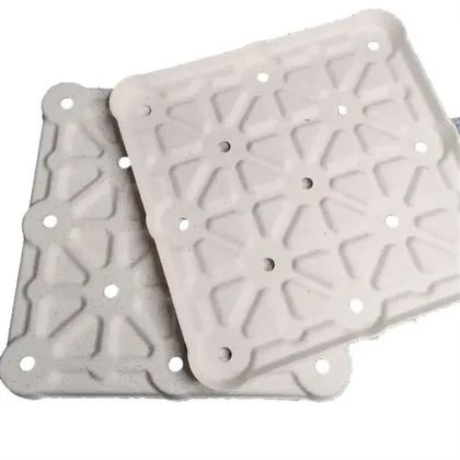 Biodegradable Bagasse Paper Pulp Pizza Box Pizza Tray