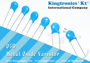 Kt Kingtronics Metal Oxide Varistor XKT5D of 05D101K - 05D681K