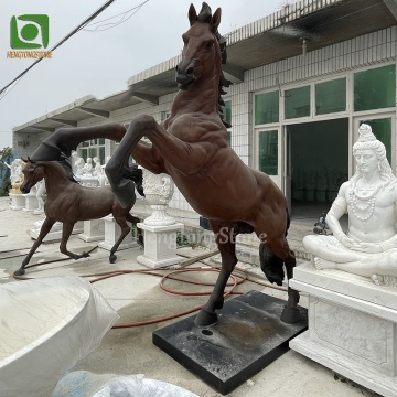 2024 New Arrival Bronze Jumping Horse Statue H320cm Metal Animal Statue