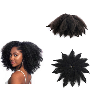 8 inch Afro Kinky Twist Crochet Hair Extension Braids Marley Hair Synthetic Weaves Braiding Hair