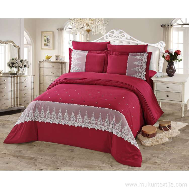 Wholesale Home Textile Quilted cover Bed Sheet Set