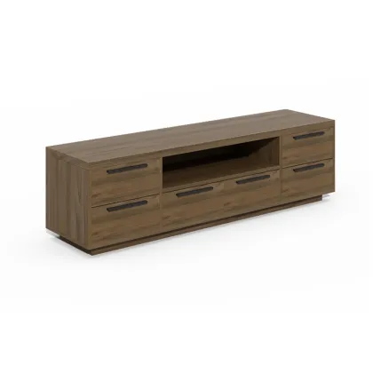 Modern Minimalist Wooden Drawer File Cabinet for Hotel Living Rooms