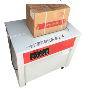 Affordable Table Type Semi-Automatic PP Belt Strapping Machine for Carton Box Packaging