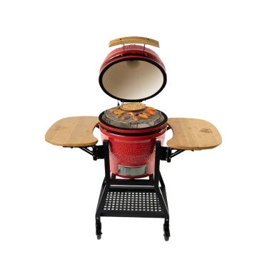 Steel Kamado Grill Cast Iron de 18 Cermica Auplex Luxury Home