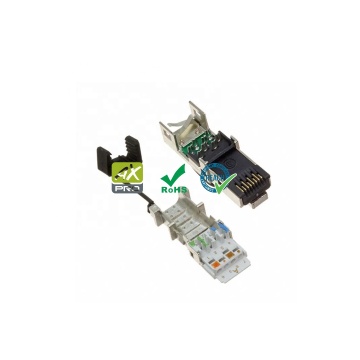 Weidmuller RJ45 Connector 1132040000 - Gold Modular Plug for Cat6a Network Lines