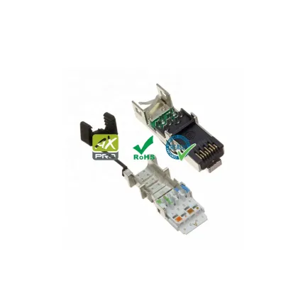 Weidmuller RJ45 Connector 1132040000 - Gold Modular Plug for Cat6a Network Lines