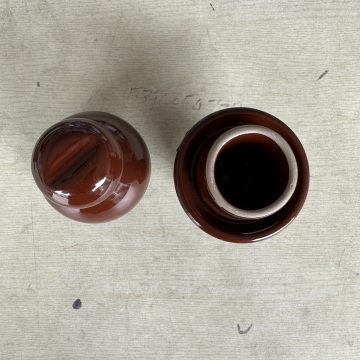 Brown Porcelain Butterfly Insulator Low Voltage N80 N95