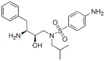 Benzenesulfonamide, 4-ammino-N - [(2R, 3S) -3-ammino-2-idrossi-4-fenilbutil] -N- (2-metilpropil) CAS 169280-56-2
