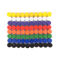 100 PCS Wooden Game Pieces Pawn/Chess Boardgame/Educational Games Accessories 8 Colors