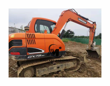 รถขุด doosan คุณภาพสูง: 7 ตัน DX75, DX60-7 และ DX75-9 รุ่นขายในอุตสาหกรรมการก่อสร้าง
