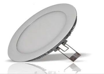 8w Recessed Round Led Light Panel Dimmable 1200lm , Ac85 - 265v