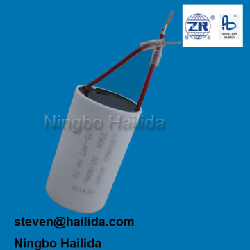 capacitor 40uf 250v p2 for water pump in plastic