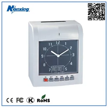 Electronic Punch Card Time Attendance Machine