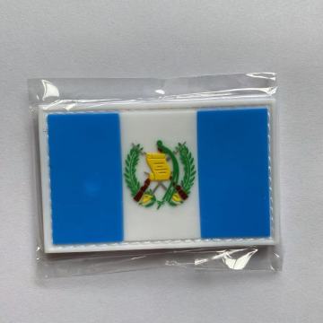 PVC Guatemala Flag Patch - Tactical Hook and Loop Patch
