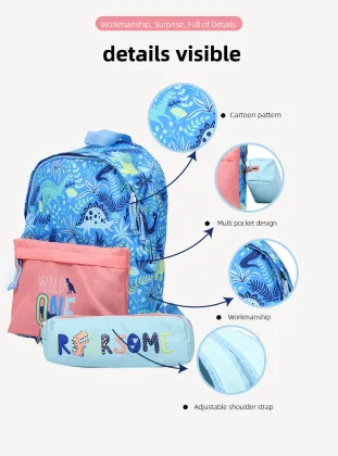 Fashion Boy Girl Student Kids Cartoon Schoolbag