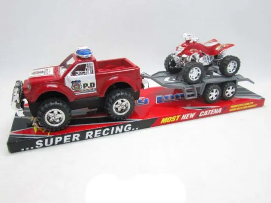 FRICTION POLICE CAR WITH MOTOR