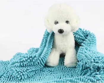Ultra Absorbent Quick Dry Pet Bath Towels for Small Medium Dogs and Cats Microfiber Chenille Dog Towel
