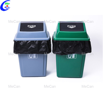 Sacchetto di immondizia di plastica nera biodegradabile resistente