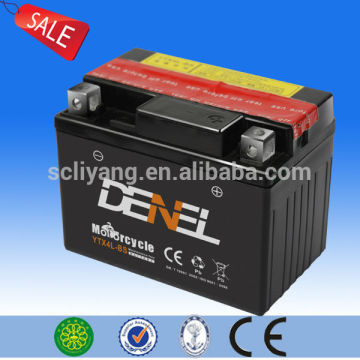 High performance12V Motorcycle Battery, 12v 4ah Lead Acid Motorcycle Battery