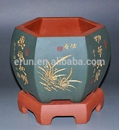 Wuxi special design Flowerpot made of purple clay