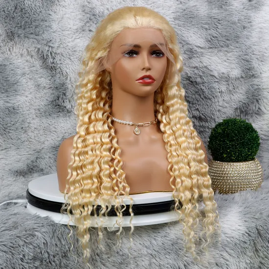 150% 180% Virgin Human Hair Lace Front Wig,613 Human Hair Lace Wig,13x6 613 Remy Body Wave Wig For Black Women