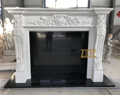 Customized Service louis fireplace marble