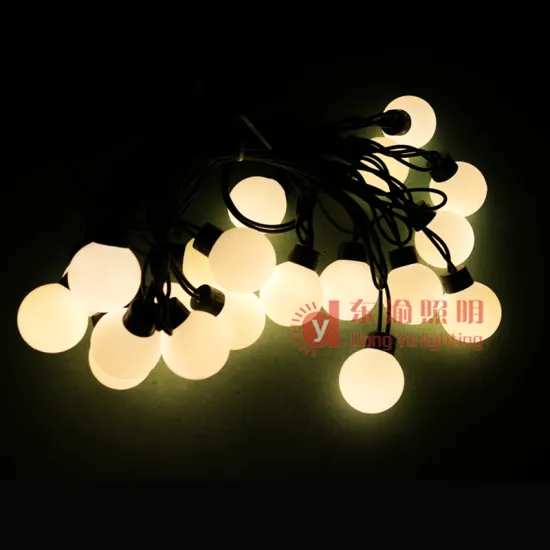 DY-Str-B001-5M-WW led christmas string light with 4cm round ball