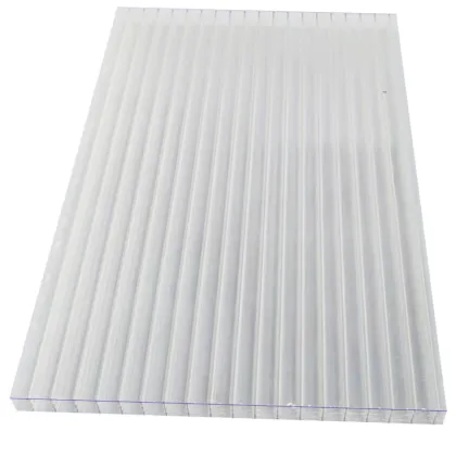 Transparent 12mm multi-layer PC hollow solar panel