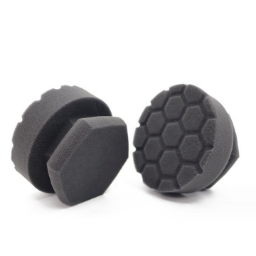 Honeycomb Interior Car Care: Black Tyre Hand Polished Waxed Sponge