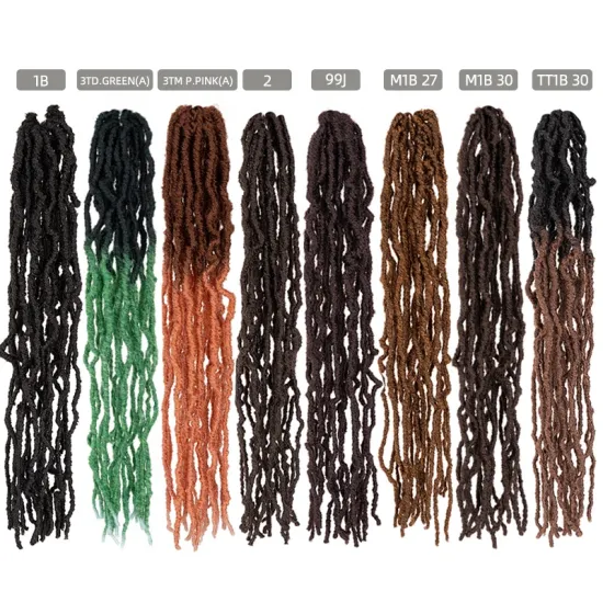 Rebecca 20inches 100g Faux Locs Curl Ombre Synthetic Braiding Hair Curly Hair Extension Crochet Braid Hair Afro Kinky Dreadlocks