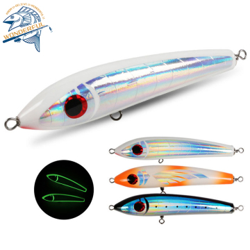 90g/23cm海の釣り木製の餌 - フローティングポッパースティックベイト