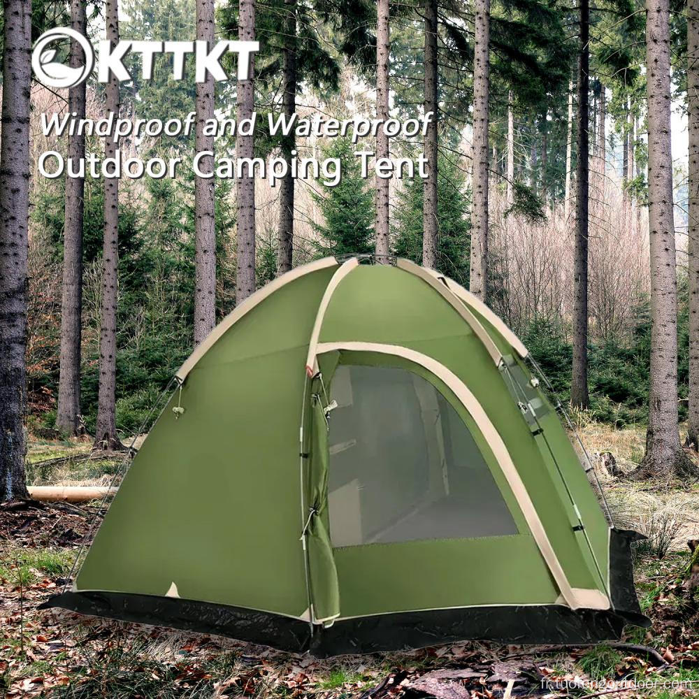 8,7 kg de camping à la main verte grande tente