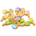 100Pcs New Simulated Paint Brush Resin Charms Mini Cute Floating Pendants DIY Handmade Earings Key Chains Accessories