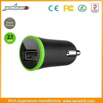New 2015 wholesale portable usb car charger 2.1A,alibaba hot sell product