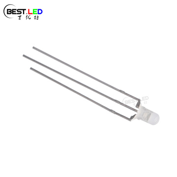 Bi-color LED 3mm Red Green LED Common Cathode