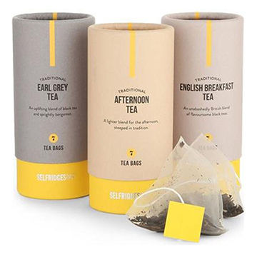 Round Kraft Eco-friendly Tea Tubs Box With Lid
