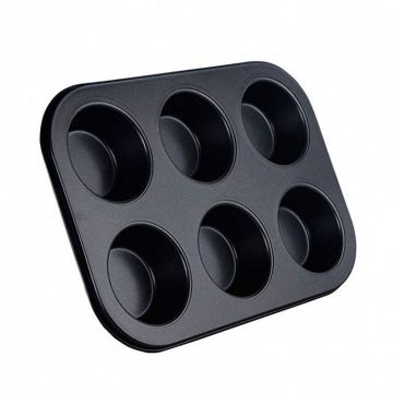 6 tazze di mini muffin antiaderente per cottura della torta