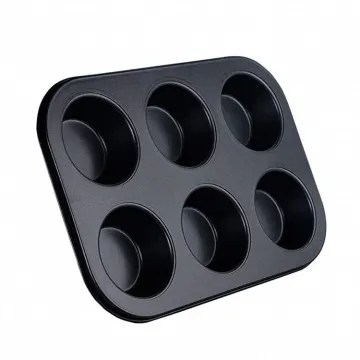 6 Cup Non-Stick Mini Muffin Pan for Cake Baking