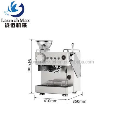 Dual Pump Stainless Steel Commercial Espresso Coffee Maker