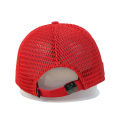 Cappello per camionista rosso riciclato Mesh completo