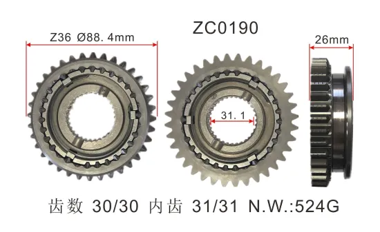 Manual Gearbox Parts Sync FW-474-YETBQ for Chevrolet Aveo 1.2/Spark 1.0
