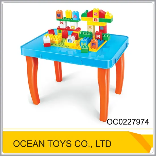 Hot sale educational toy block toys with desk OC0227974
