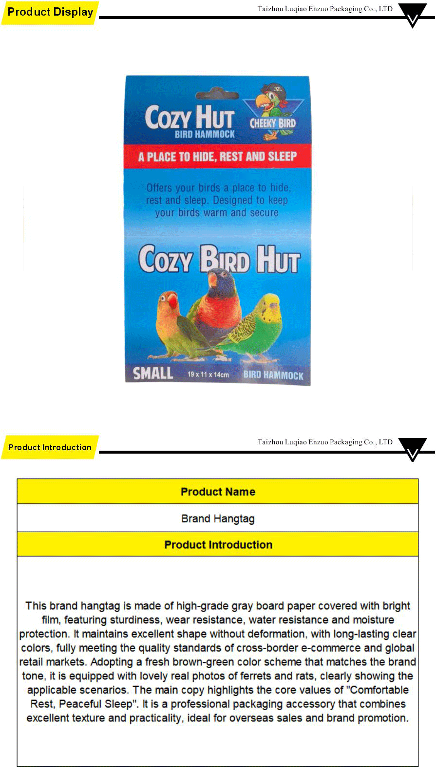 Waterproof Label for Packaging