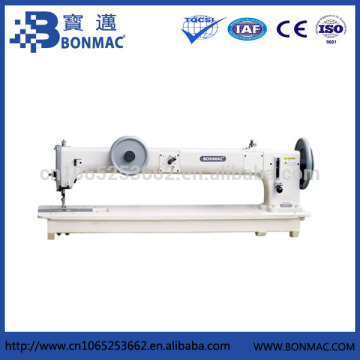 BM-263 Super long arm heavy duty lockstitch industrial sewing machine with large shuttle hook for extra heavy-weight material