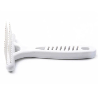 White Rake Comb for Dogs Short Long Hair