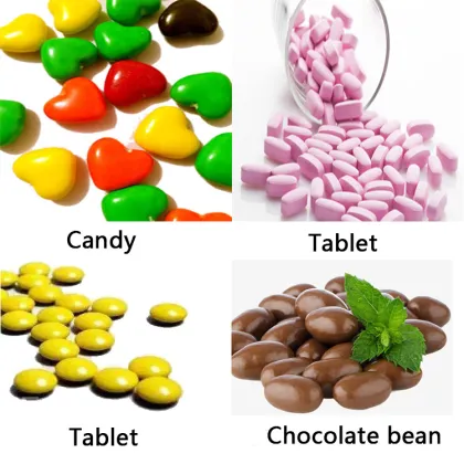 Peanut and Cashew Nuts Chocolate Coating Machine