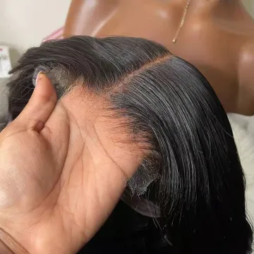 13x6 transparent hd lace frontal,preplucked virgin full lace cuticle aligned hd lace wig,hd lace frontal human hair wig