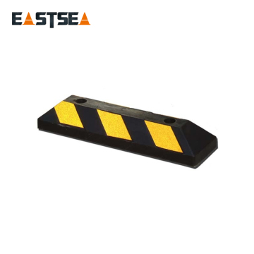 Wholesale High Quality Reflective Rubber Wheel Stops for Car Safety