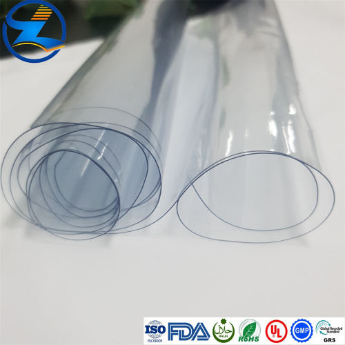 Líder superior Glass Clear Flexible PVC Hoja 45FR