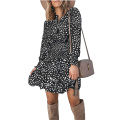 Dress Features Long Sleeve Women's Long Sleeve Ruffle Casual Supplier